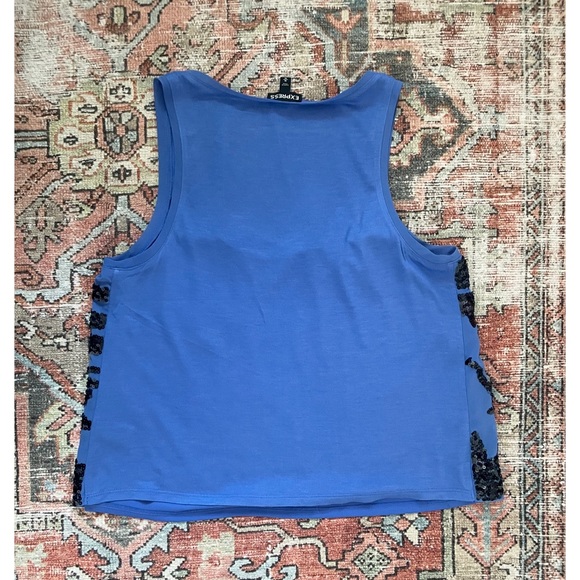 Express Sequin Cropped Tank - Picture 2 of 2